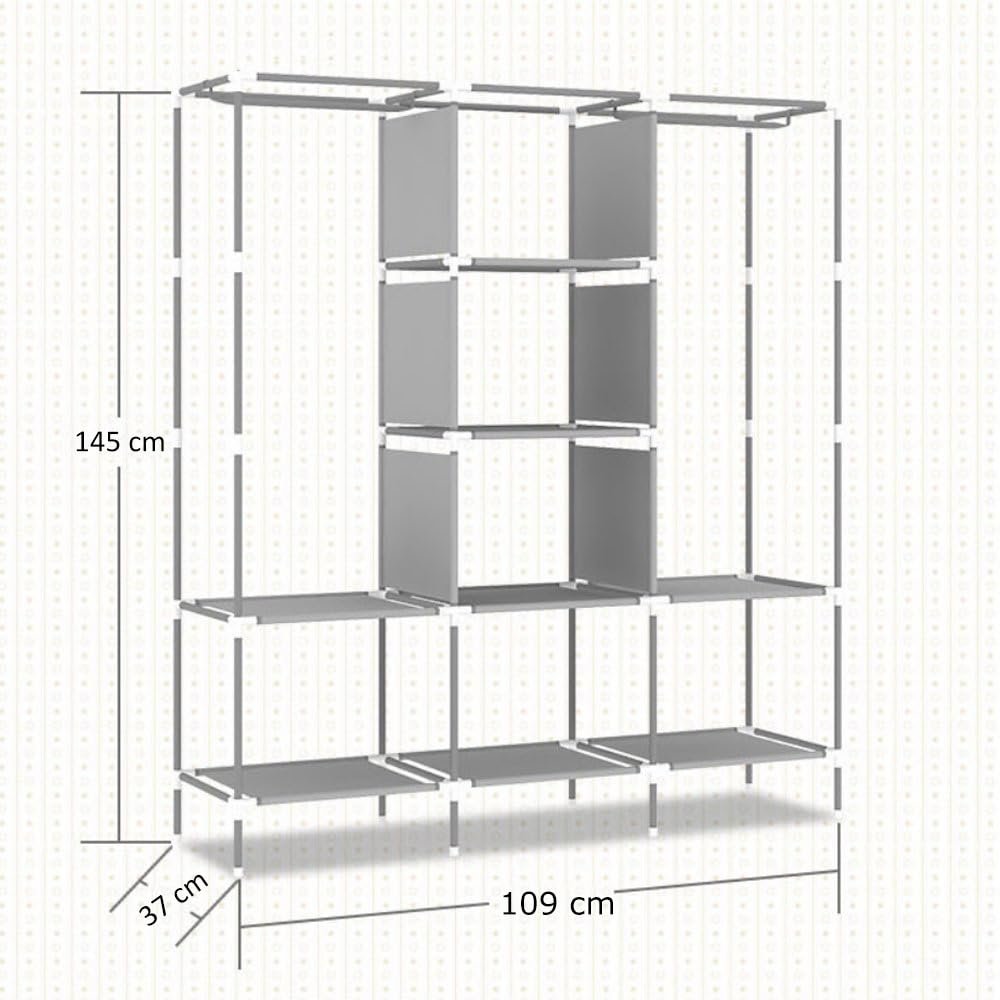 Portable Fabric Foldable Clothes Closet Wardrobe