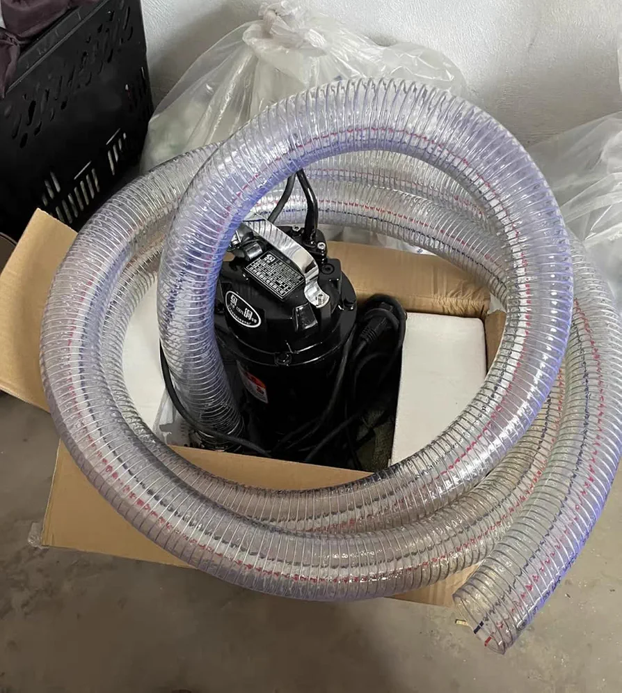 3 Inch PVC Suction Hose Pipe – Transparent Water Transfer