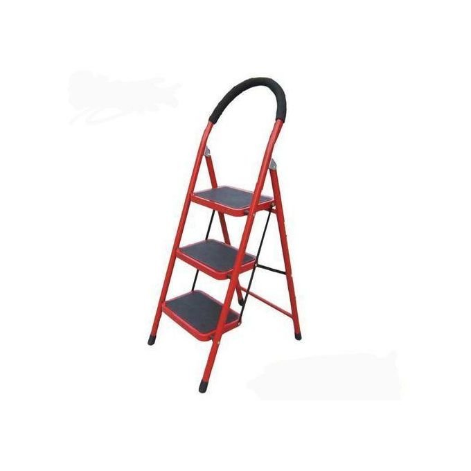 3-Step Multi-Purpose Foldable Ladder – Multicolor