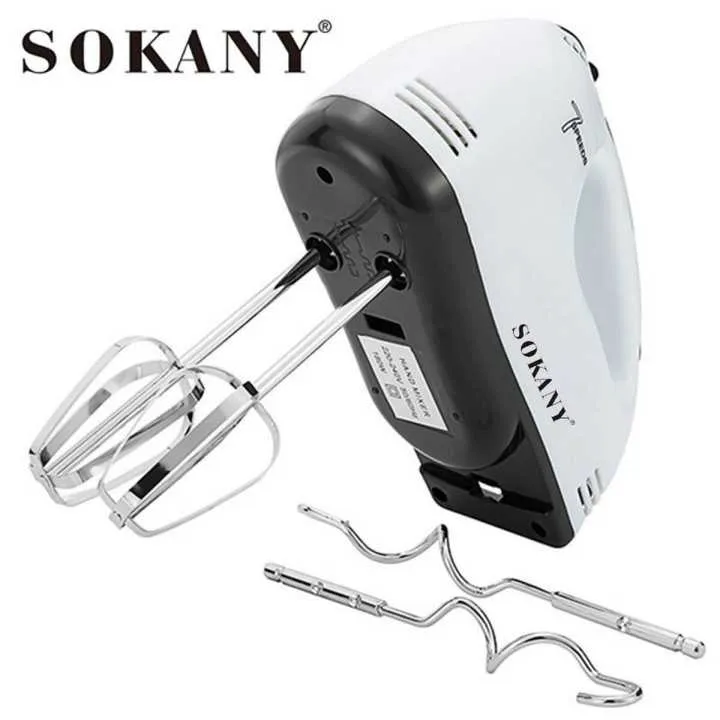 Sokany 500W Hand Mixer 7 Speed - White
