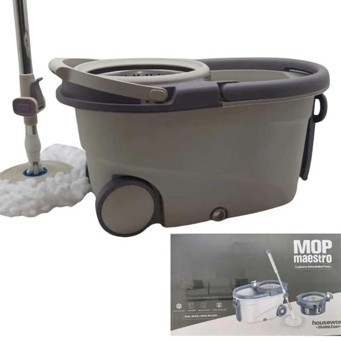 360 Degree Rotating Spin Mop & Bucket Set