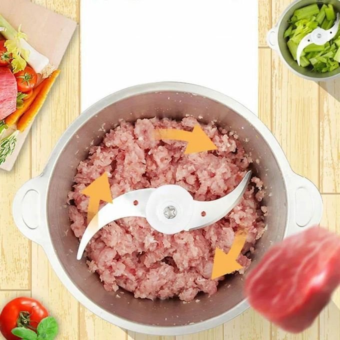 3L Electric Food Processor & Meat Grinder
