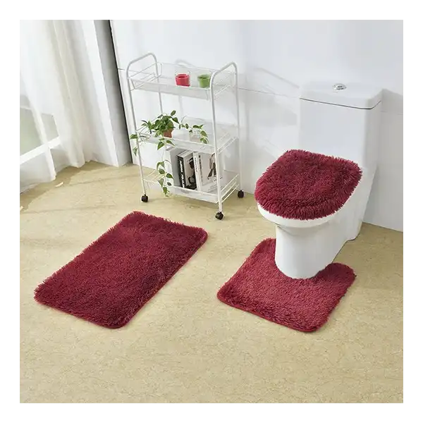 Generic-3pcs Bathroom Rug, mat