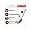 Geemy Cordless Rechargeable Hair Clipper Beard Trimmer & Shaver – White & Black