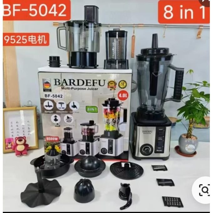 8 In 1 Multifunction Blender with Juicer, Grinder & Vegetable Cutter – Multicolor
