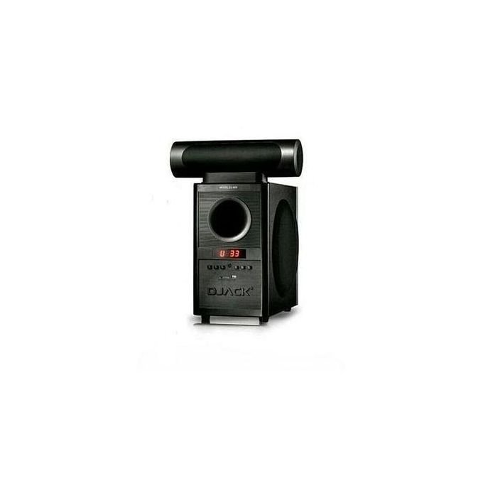 Djack AK-903L HiFi Home Theater Woofer – Bluetooth & FM Radio Speaker System, Black