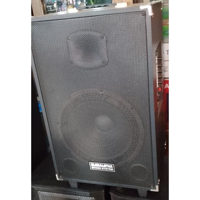 Globalstar L-1202 Professional Audio Speaker System – Rechargeable, Wireless Microphone, FM Radio, USB & SD Card
