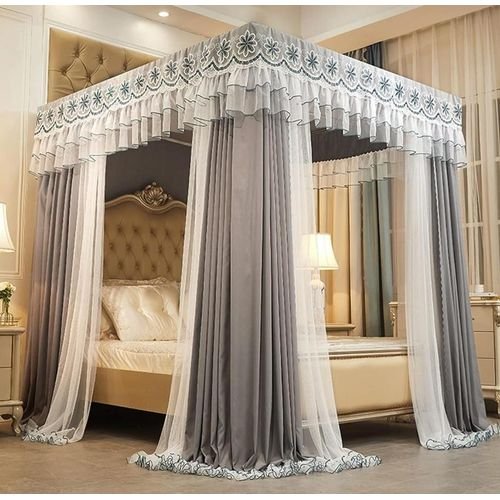 5x6 4 stand curtain mosquito net - Top Design May Vary