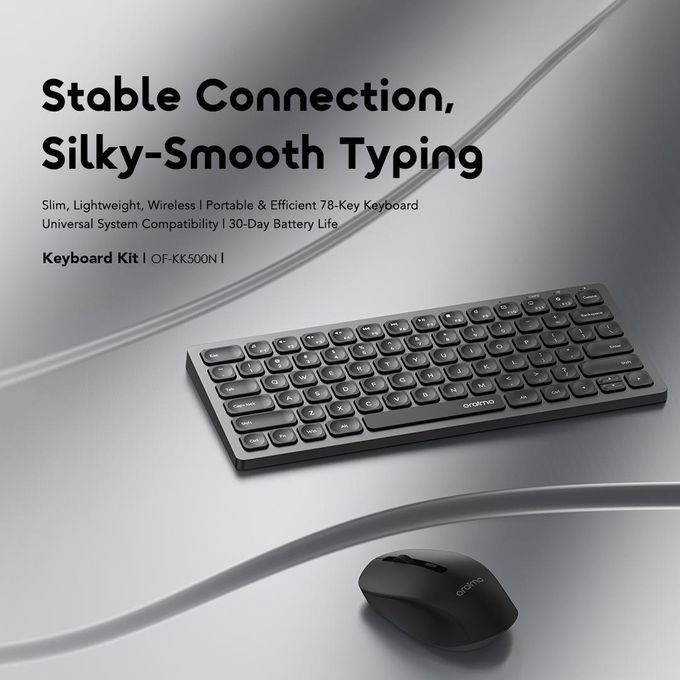 Oraimo NimbleType Wireless Keyboard  With Mouse Kit