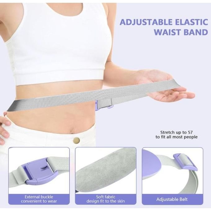 Cordless Menstrual Heating Pad Belt with Vibration – Period Cramp Relief Massager