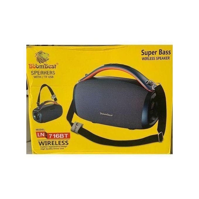 BoomBest LN-716BT Powerful Bass Bluetooth Speaker – 50W Portable Wireless Speaker