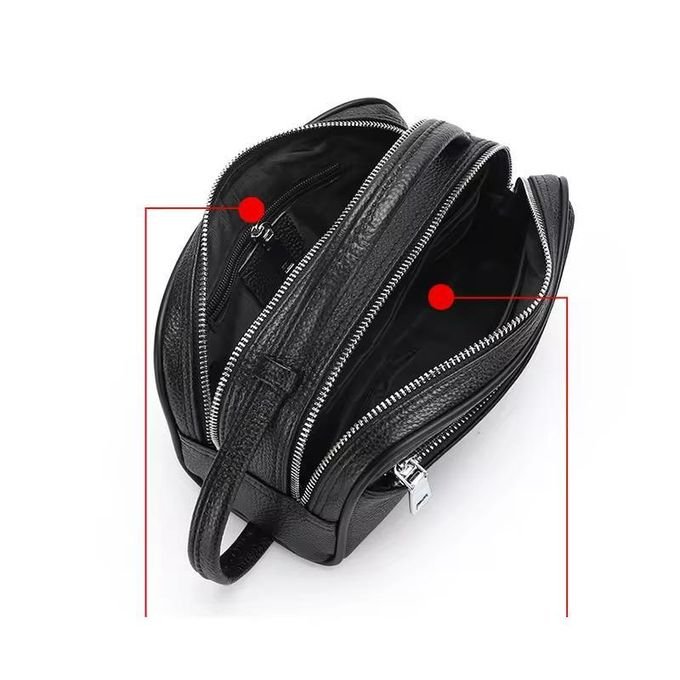 Unisex Crutch Bag - Black