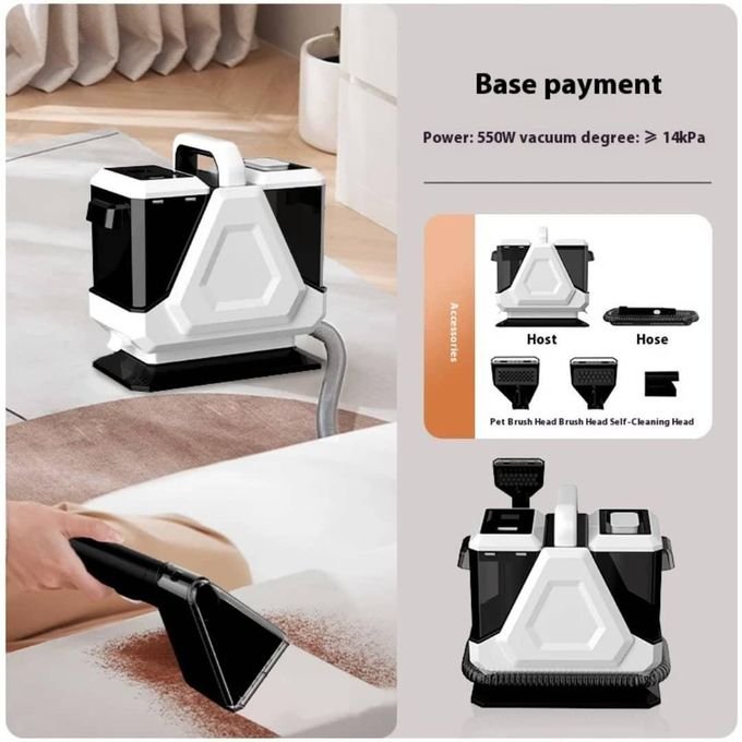 Portable Carpet Cleaner, Powerful Wet Vacuum Cleaner And Dry For Carpets, Carpets, Sofas, Car Seats