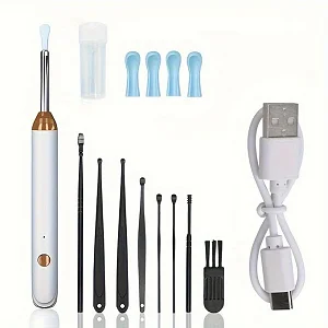 Visual Ear Cleaner Wireless Endoscope Ear Pick with Camera for Android & iPhone- multicolor