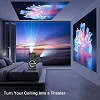 HY320 Mini Portable Projector – 5G WiFi Smart Home Theater Projector – Black