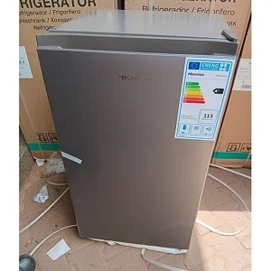Hisense 120L Mini Single Door Fridge – Silver RR120DAGS