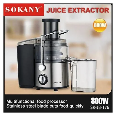 Sokany Commercial Slow Juicer and Blender Extractor with Crystal Display