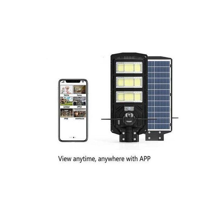 450W AI Solar Street Light with One-Eye HD CCTV Camera