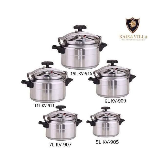 Kaisa Villa 9L Pressure Cooker - Silver