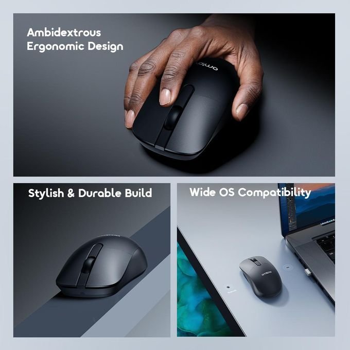 Oraimo ClickFlow Wireless Mouse - Black
