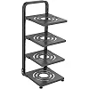 Adjustable Heavy-Duty Pot & Pan Rack Organizer with Dividers – Kitchen Cabinet & Countertop Storage Holder