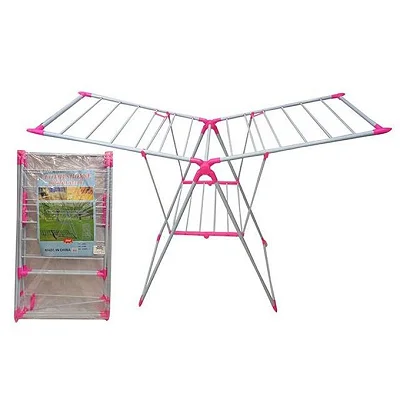 Portable Foldable Clothes Drying Rack – ABS Plastic Laundry Airer
