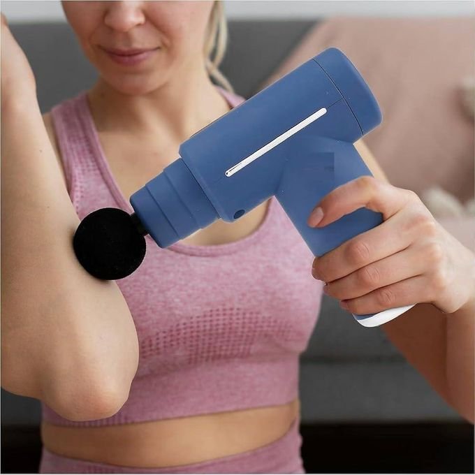 MDHL Hot & Cold Massage Gun with 6 Massage Heads
