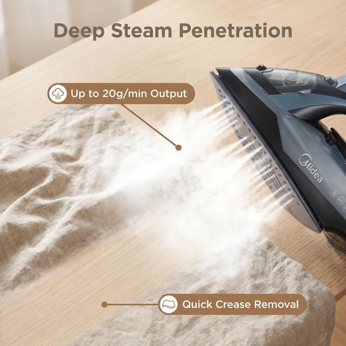 Midea. Steam Iron 2000-2400W - Grey