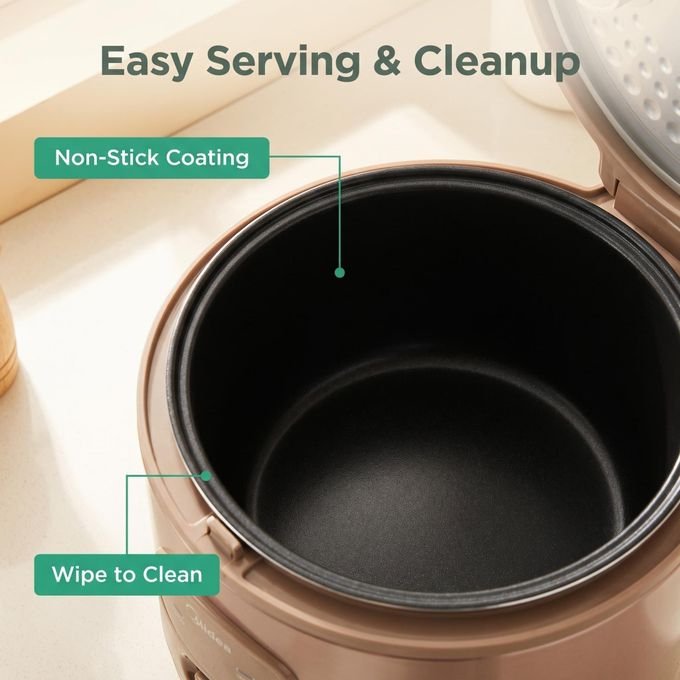 Midea Electric Rice Cooker 1L - Brown