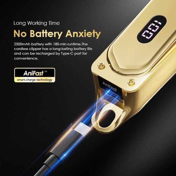 Oraimo Smart Clipper 2 Professional Hair Clipper Rechargeable - Gold