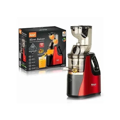RAF R.2831 Slow Juicer 150W Slow Juice Extractor - Red