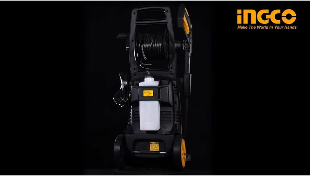 INGCO 2500W Electric Pressure Washer 2300 PSI – 6.7L/min with Automatic Stop & Accessories