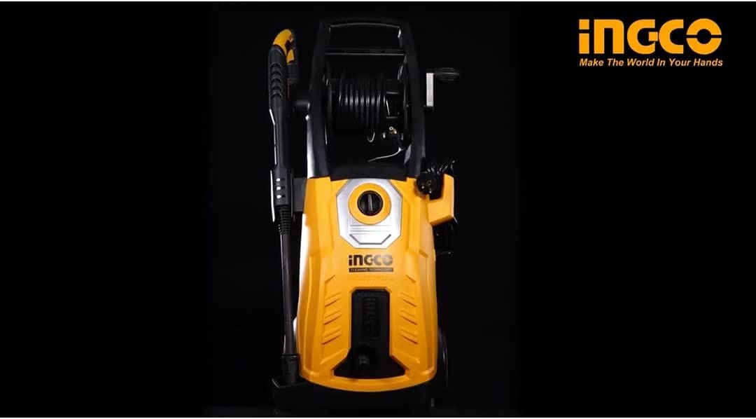 INGCO 2500W Electric Pressure Washer 2300 PSI – 6.7L/min with Automatic Stop & Accessories