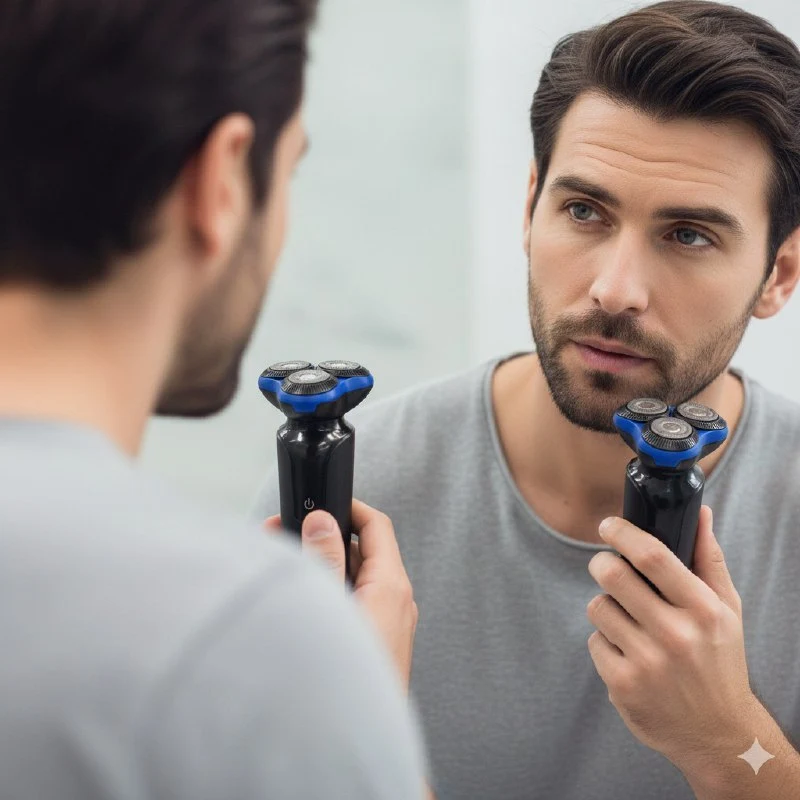 Sokany SK-16038 Rechargeable Electric Shaver – 3 Floating Heads USB Razor