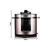 RAF Smart Digital Electric Pressure Cooker / Multi-Cooker (6Litres) - Multicolor