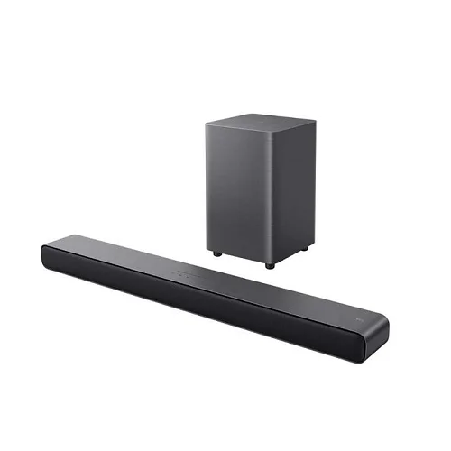 TCL S55H 2.1ch Pro Super Bass Soundbar with Wireless Subwoofer, Dolby Atmos, Bluetooth &amp; App Control – 220W