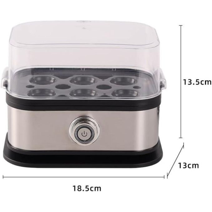Electric Egg Cooker 6-Egg Capacity with Fast Start Heating
