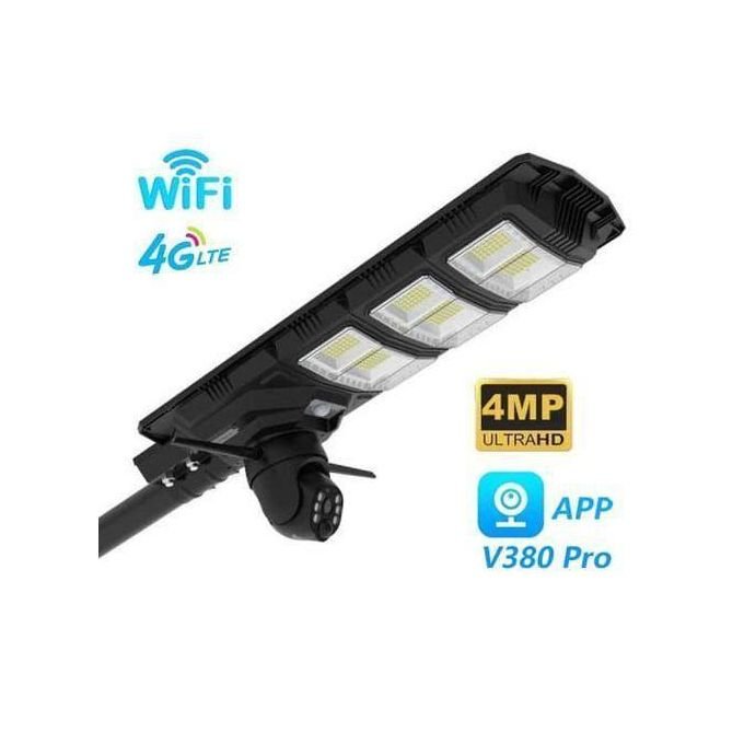 450W AI Solar Street Light with One-Eye HD CCTV Camera