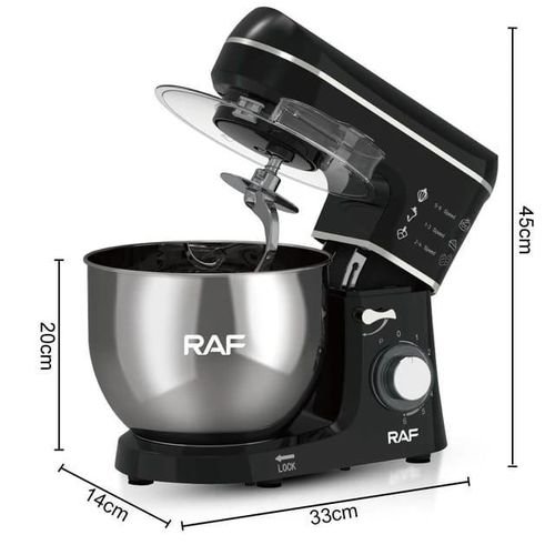 RAF 6-Speed Kitchen 8L Electric Food Stand Mixer Kneading Bread Dough Mixer- Multicolor