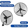 Heavy-Duty Wall Mounted Fan – High-Velocity Oscillating Industrial Fan with 3 Speeds & Aluminum Blades