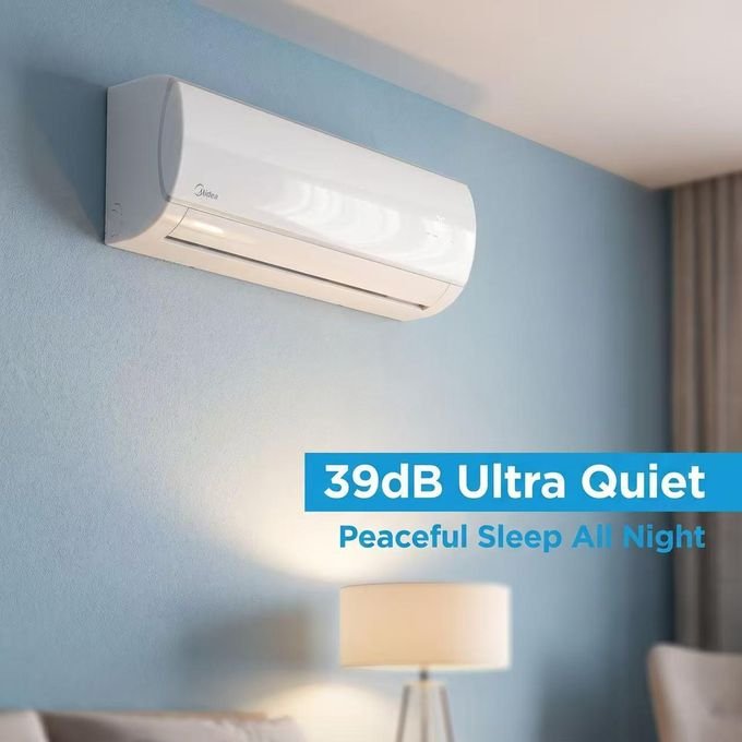 Midea 9,000 BTU Mini Split Inverter Air Conditioner/Heating System - White