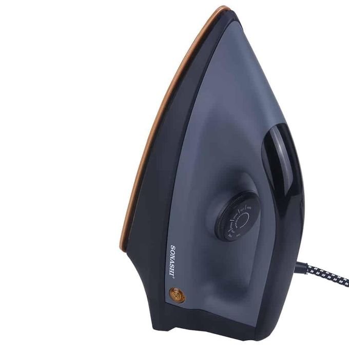 Sonashi Heavy Duty Iron with Golden Ceramic Coated Soleplate, Easy Temperature Settings with Thermostat Control, Power-On Indicator, Suitable for All Kinds of Fabric SHI-6021 -Multicolor