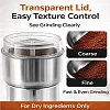 300ml Electric Food Grinder – Stainless Steel Coffee, Spice, Nut & Grain Grinder – Silver