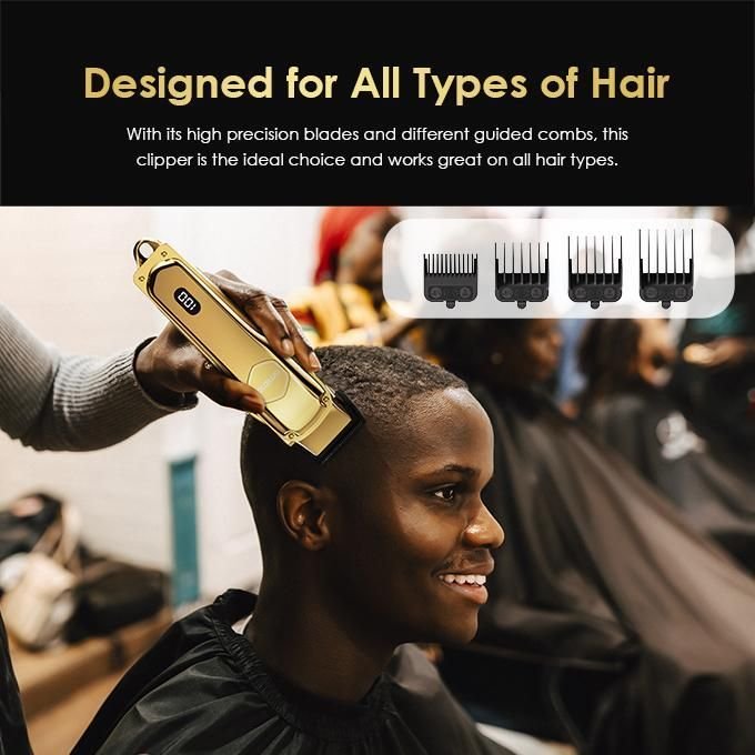 Oraimo Smart Clipper 2 Professional Hair Clipper Rechargeable - Gold