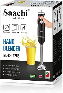 Saachi NL-CH-4266 Electric Hand Blender – Stainless Steel Blades