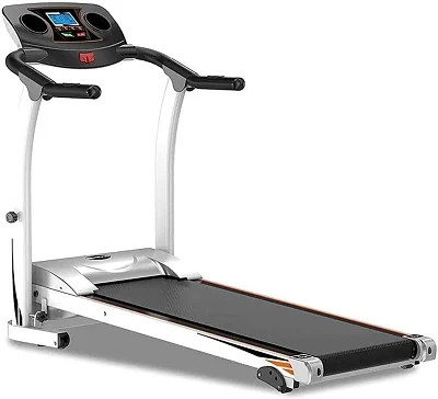 Foldable Electric Motorized Treadmill with Manual Incline