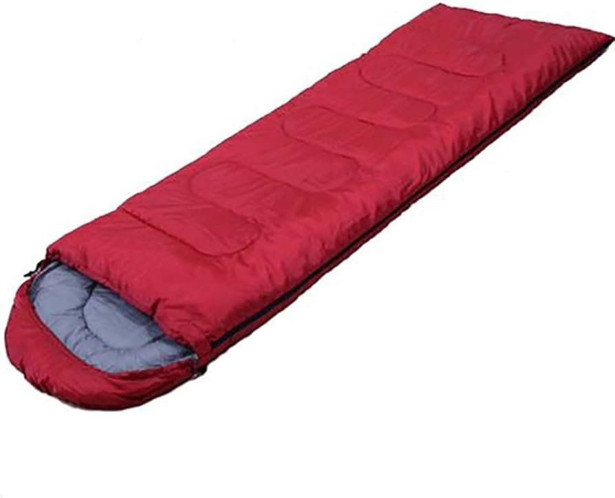 Outdoor Adult Waterproof Sleeping Bag - Red