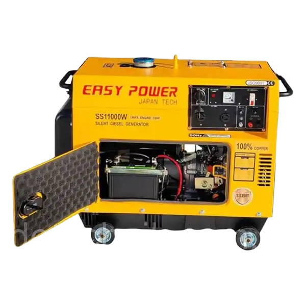 Easy Power SS11000W Silent Diesel Generator, 5kW, Portable