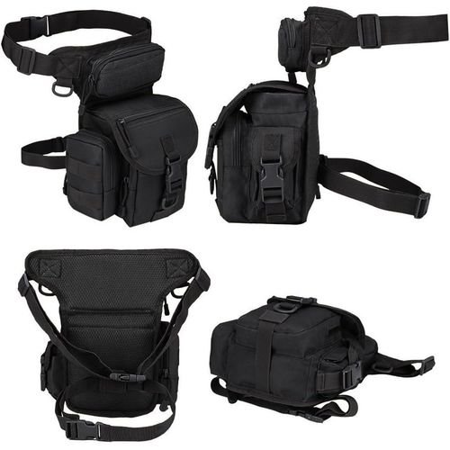 Pouch Bag Thigh Bag Motorcycle Leg Bag for Men Waist Pack for Military Cycling Hiking Hunting Riding Camping, Cycling Hiking horse Riding