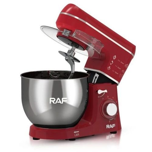 RAF 6-Speed Kitchen 8L Electric Food Stand Mixer Kneading Bread Dough Mixer- Multicolor